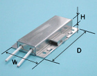 Model RG (Thin aluminum casing resistor)