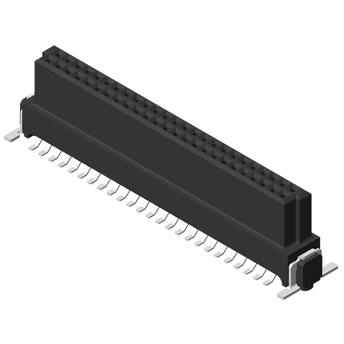 High Speed Board to Board Connectors 1.27mm Female H=9.0