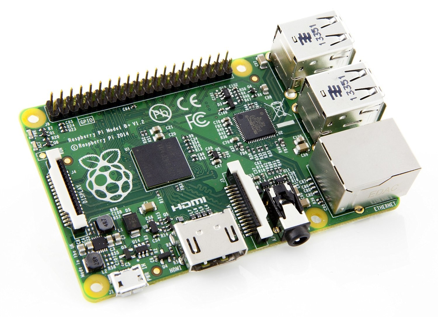 Raspberry Pi Model B+ 512 MB & 8GB Micro SD Card featuring NOOBS (pre-installed Linux)